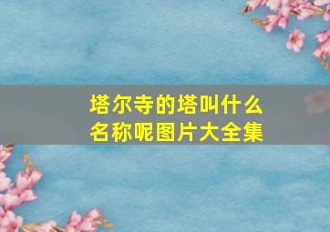 塔尔寺的塔叫什么名称呢图片大全集