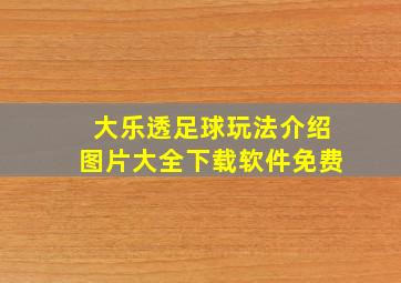 大乐透足球玩法介绍图片大全下载软件免费