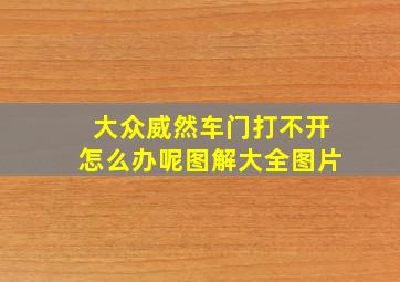 大众威然车门打不开怎么办呢图解大全图片