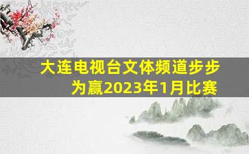 大连电视台文体频道步步为赢2023年1月比赛