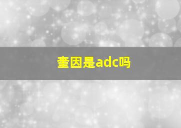 奎因是adc吗