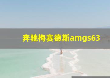 奔驰梅赛德斯amgs63