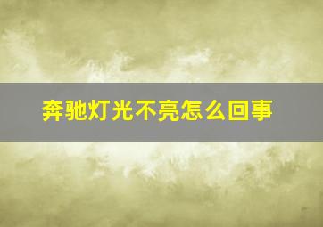 奔驰灯光不亮怎么回事