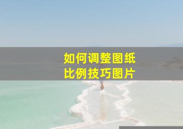 如何调整图纸比例技巧图片