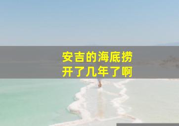 安吉的海底捞开了几年了啊