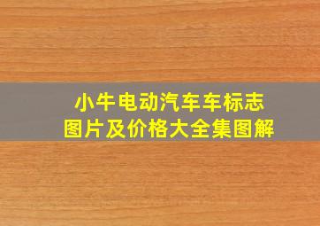 小牛电动汽车车标志图片及价格大全集图解