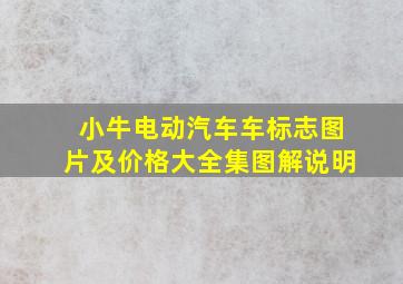 小牛电动汽车车标志图片及价格大全集图解说明