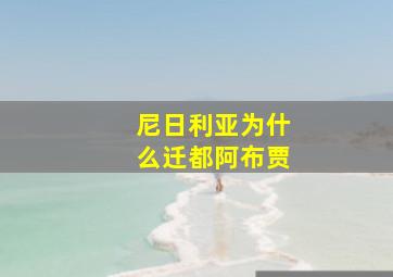 尼日利亚为什么迁都阿布贾