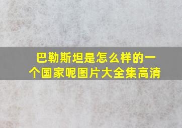 巴勒斯坦是怎么样的一个国家呢图片大全集高清