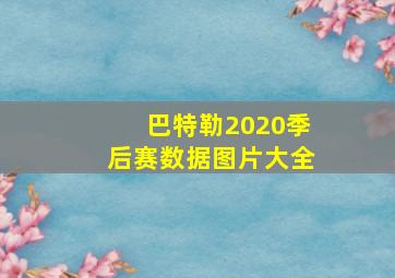 巴特勒2020季后赛数据图片大全