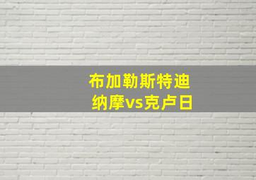 布加勒斯特迪纳摩vs克卢日