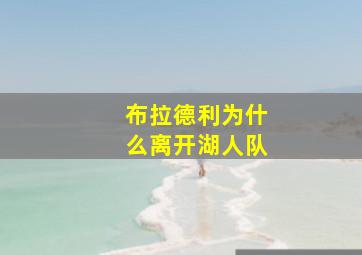 布拉德利为什么离开湖人队