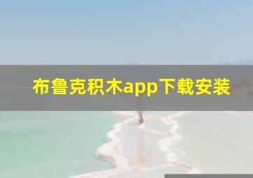 布鲁克积木app下载安装