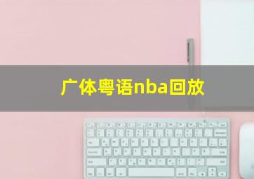 广体粤语nba回放