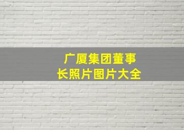 广厦集团董事长照片图片大全