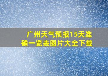 广州天气预报15天准确一览表图片大全下载