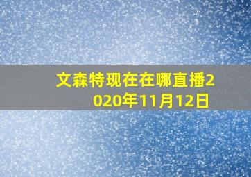 文森特现在在哪直播2020年11月12日