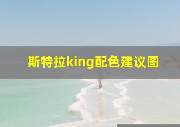 斯特拉king配色建议图