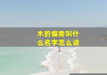 木的偏旁叫什么名字怎么读