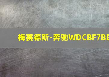 梅赛德斯-奔驰WDCBF7BE