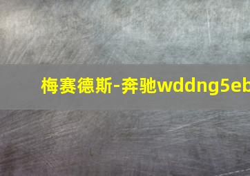 梅赛德斯-奔驰wddng5eb