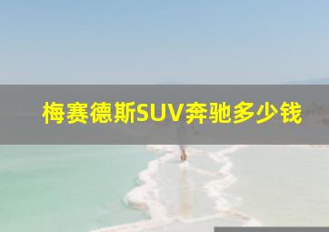 梅赛德斯SUV奔驰多少钱