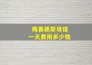 梅赛德斯场馆一天费用多少钱