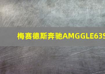 梅赛德斯奔驰AMGGLE63S