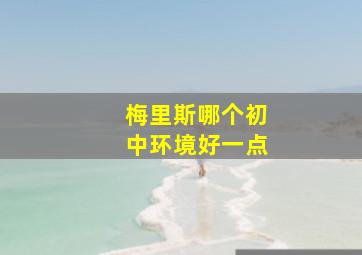 梅里斯哪个初中环境好一点