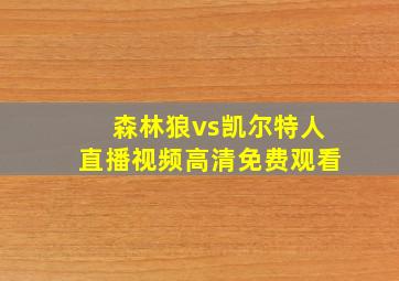 森林狼vs凯尔特人直播视频高清免费观看