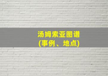 汤姆索亚图谱(事例、地点)