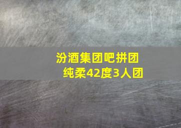 汾酒集团吧拼团纯柔42度3人团