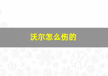 沃尔怎么伤的