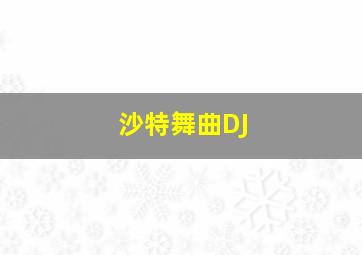 沙特舞曲DJ