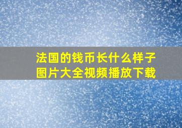 法国的钱币长什么样子图片大全视频播放下载