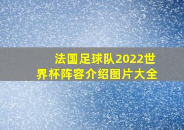 法国足球队2022世界杯阵容介绍图片大全