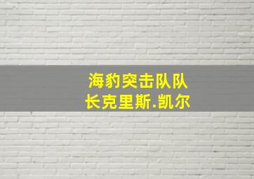 海豹突击队队长克里斯.凯尔