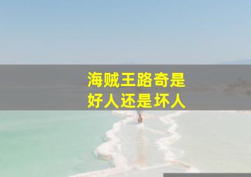 海贼王路奇是好人还是坏人