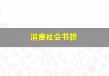 消费社会书籍