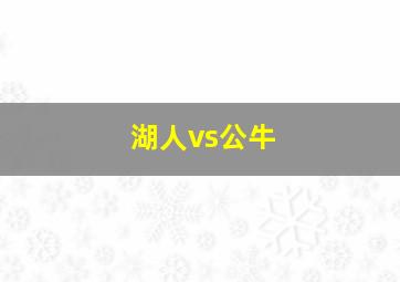 湖人vs公牛