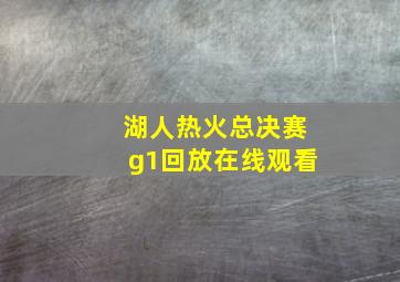 湖人热火总决赛g1回放在线观看