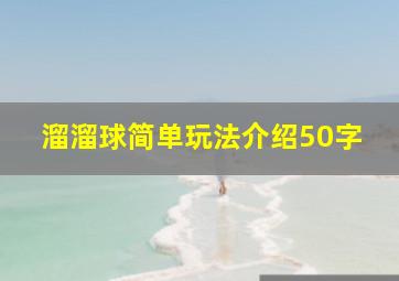 溜溜球简单玩法介绍50字