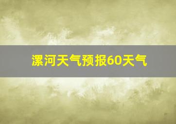 漯河天气预报60天气