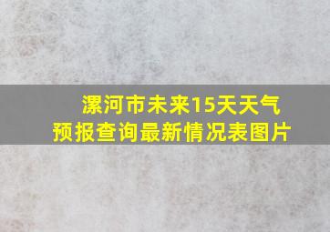 漯河市未来15天天气预报查询最新情况表图片