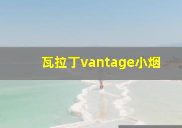 瓦拉丁vantage小烟