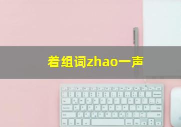 着组词zhao一声