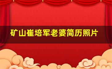 矿山崔培军老婆简历照片