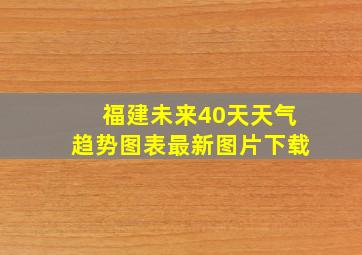 福建未来40天天气趋势图表最新图片下载