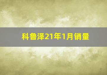 科鲁泽21年1月销量