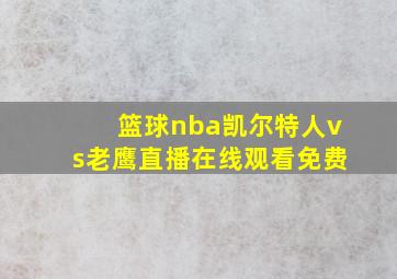 篮球nba凯尔特人vs老鹰直播在线观看免费